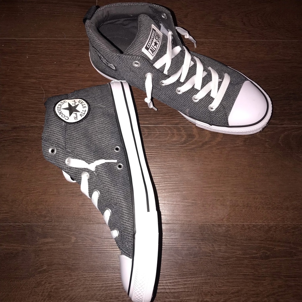 Men’s Converse Gray High-Top Sneakers
